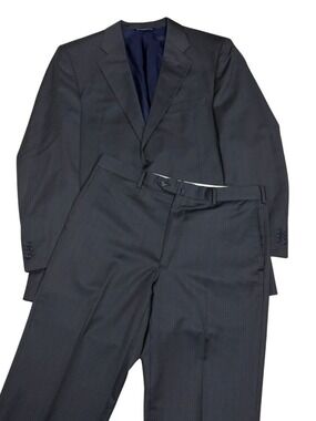 COPPLEY Wool & Cashmere Suit Luxury Designer Business Formal Blazer Pants 42R